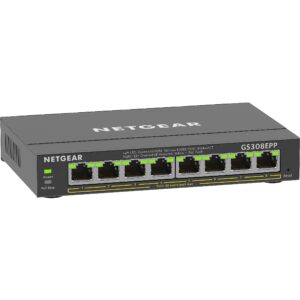 Netgear 8-PORT 1G POE+ SWITCH 124 W SMART MANAGED PLUS               IN GS308EPP-100PES 0606449153095