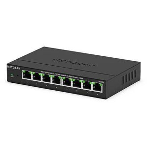 Netgear 8-PORT 2.5G UNMANAGED SWITCH MULTI-GIGABIT METAL FANLESS MS308-100EUS 0606449170788