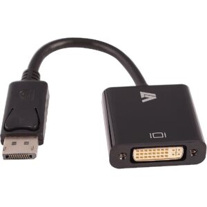 V7 DISPLAYPORT TO DVI ADAPTER M/F VGA SVGA SXGA UXGA HDTV1080P CBLDPDVI-1E 0662919069600