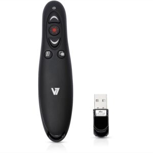 V7 PRESENTER WIRELESS 2.4GHZ INCL USB DONGLE WTH CARD READER WP1000-24G-19EB 0662919079647