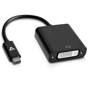 V7 USB-C TO DVI-D ADAPTER BLACK . . V7UCDVI-BLK-1E 0662919089042