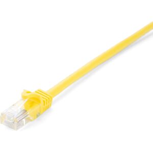 V7 CAT6 ETHERNET YELLOW UTP 1M RJ45 100 COPPER SNAGLESS V7CAT6UTP-01M-YLW-1E 0662919100358