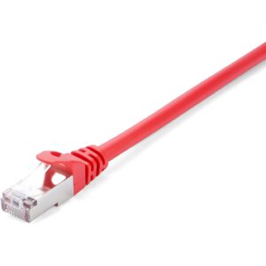 V7 CAT6 ETHERNET RED STP 1M RJ45 100 COPPER SNAGLESS V7CAT6STP-01M-RED-1E 0662919100402