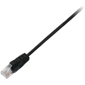 V7 CAT6 ETHERNET BLACK UTP 50CM RJ45 100 COPPER SNAGLESS V7CAT6UTP-50C-BLK-1E 0662919100914