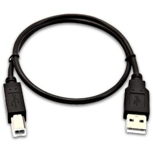 V7 2.0 USB A TO USB B 50CM 1.6FT PRINTER CABLE TYPE B V7USB2AB-50C-1E 0662919104264