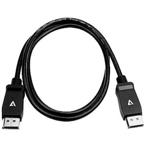 V7 BLACK VIDEO CABLE DISPLAYPORT1M 3.3FT DISPLAYPORT 1.4 M/M V7DPPRO-1M-BLK 0662919108354