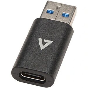 V7 USB 3 A MALE TO USB-C F ADAPTER MINI BLACK USB ADAPTER V7USB3AC 0662919111675