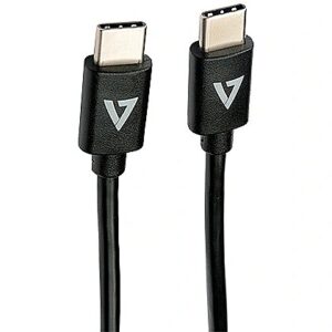 V7 USB-C 2.0 CABLE 480MB 1M BLACK BLACK DATA AND POWER CABLE V7USB2C-1M 0662919111903