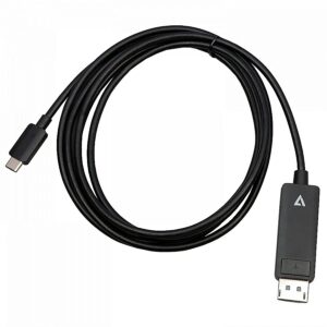 V7 USB-C TO DP 1.4 CABLE 2M 6.6FT 32.4GBPS 8K/30HZ/4K/60HZ UHD ADP V7USBCDP14-2M 0662919114720