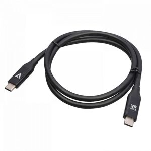 V7 USB-C USB4 CABLE 0.8M 2.6FT VIDEO DATA PWR 4K/60HZ 40GBPS 5A V7USB4-80CM 0662919114737