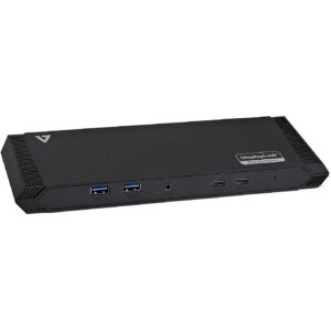 V7 USB-C 3-DISPLAY DOCKING STATION 65WPD 2K 4K 3-DISPLAY HDMI DVI DOCKUSBC 0662919114935