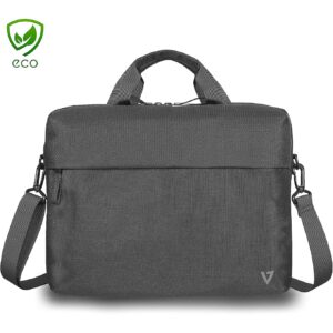 V7 14IN ECO-FRIENDLY BRIEFCASE RPET TOP LOADING LAPTOP BAG CTP14-ECO2 0662919116724