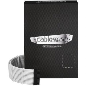 CableMod C-Series PRO ModMesh Cable Kit für RMi/RMx/RM (Black Label) - weiß CM-PCSR-FKIT-NKW-R 0716894289826