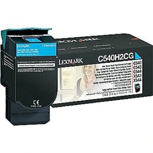 Lexmark C54x/X54x Cyan High Yield Toner cartridge 2.5K LRP C540H1CG 0734646083461