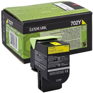 Lexmark Toner Lexmark 702Y yellow | return | 1000 pgs| CS310dn / CS310n / CS410dn / CS41 70C20Y0 0734646436601