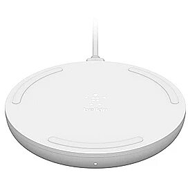 Belkin 10W WRLS CHARGING PAD INCL.MICROUSBCABEL NO ADAP WHITE WIA001BTWH 0745883796205