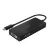 Belkin USB-C to HDMI/VGA/DP/DVI AVC003BTBK 0745883799084