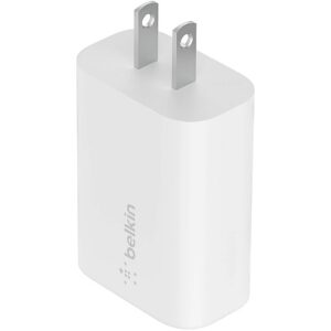 Belkin 25W USB-C CHARGER WITH POWER DELIVERY INCLUDING USB-C/U WCA004VF1MWH-B6 0745883825059