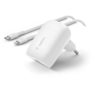 Belkin 30W USB-C CHARGER WITH POWER DELIVERY AND PPS TECHNOLOGY INCL WCA005VF1MWH-B5 0745883837595