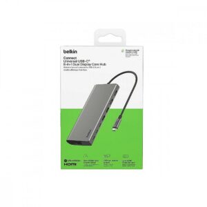 Belkin USB-C 8-in-1 dual displ HUB INC015btSGY-CZ 0745883885428