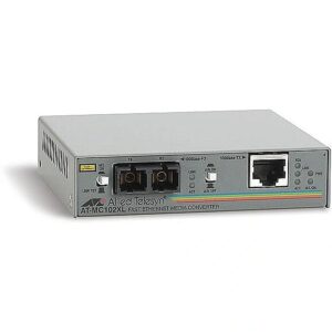 Allied Telesis 100TX RJ-45 TO 100FX SC FETH MEDIA CONVERTER 990-000445-60 IN AT-MC102XL-60 0767035191744