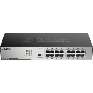 D-Link DGS‑1016D 16-Port Gigabit Unmanaged Desktop Switch DGS-1016D/E 0790069269974