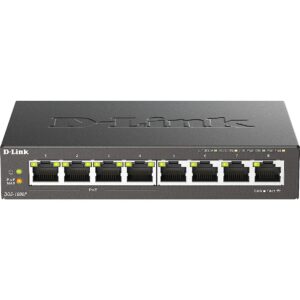 D-Link DGS‑1008P 8-Port Gigabit PoE Unmanaged Desktop Switch DGS-1008P/E 0790069344176