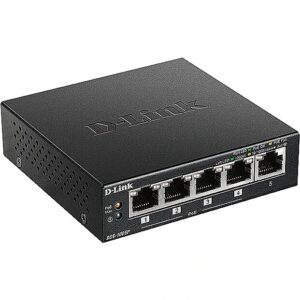 D-Link DGS‑1005P 5-Port Desktop Gigabit PoE+ Switch DGS-1005P/E 0790069440984