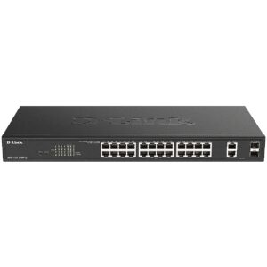 D-Link DGS-1100-26MPV2 24xGBit/2xSFP 19" Managed PoE+ (370W) Switch DGS-1100-26MPV2 0790069453342