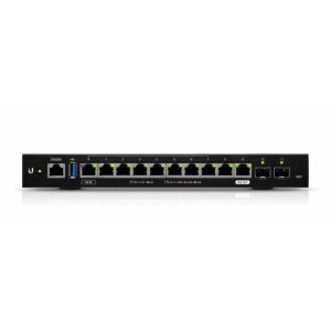 Ubiquiti EdgeRouter 12 ER-12 - 10x Gigabit Router with PoE Passthrough