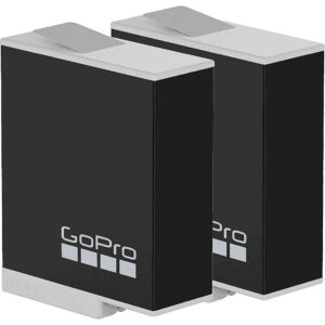 GoPro Enduro Rechargeable Battery 2-Pack HERO12 / HERO11 / HERO10 / HERO9 Black ADBAT-211 0818279028386