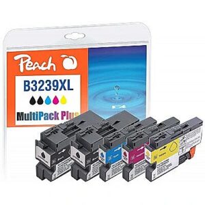 Peach Ink Economy Pack Plus 321016 (compatible with Brother LC-3239XLVALP) 321016