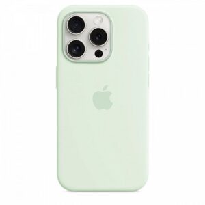 Apple Silicone Case with MagSafe for iPhone 15 Pro - soft mint MWNL3ZM/A 195949505706