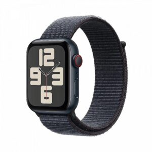 Apple Watch SE GPS + Cellular 40 mm Midnight Aluminium Case with Ink Sport Loop MXGA3ET/A 195949646973