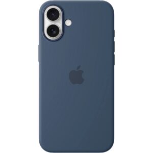 Apple iPhone 16 Plus Silicone Case with MagSafe - Denim MYYA3ZM/A 195949885129