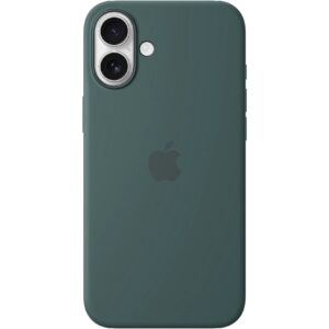 Apple iPhone 16 Plus Silicone Case with MagSafe - Lake Green MYYH3ZM/A 195949885242