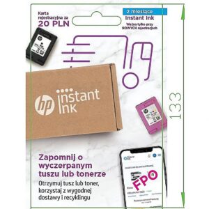 Hewlett Packard Card pre-paid Instant Ink PL 2MO Enrollment Card L0U21AE L0U21AE 196337635500