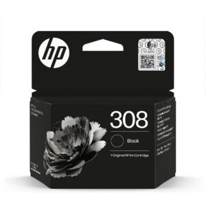 Hewlett Packard HP 308 Black Original Ink Cartridge 7FP21UE#CE1 196786390456