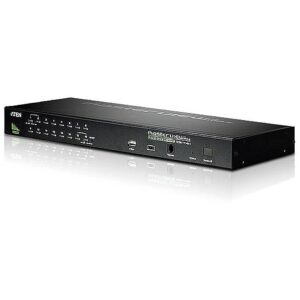 Incase CS1716A 16-Port PS/2-USB VGA KVM Switch with Daisy-Chain Port and USB Peripheral Support CS1716A-AT-G 2000001245644