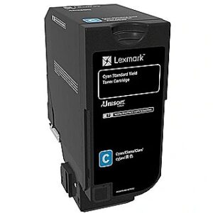 Lexmark Lexmark CS72x Cyan Standard Yield Toner Cartridge Lexmark 74C0S20 7000 pages 74C0S20