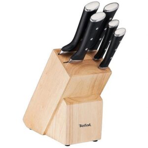 Tefal Ice Force - Wooden block with 5 knives K232S574 3168430291690