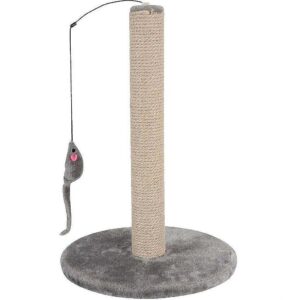 Zolux Cat scratching post with toy - grey 504048GRI 3336025040484