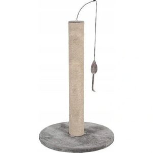 Zolux Cat scratching post with toy 63 cm - grey 504049GRI 3336025040491