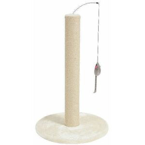 Zolux Cat scratching post with toy - beige 504048BEI 3336026040483