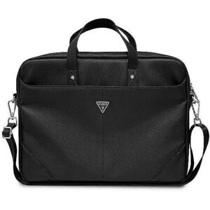 Guess Saffiano Triangle Logo Computer Bag 16” czarny GUCB15PSATLK 3666339051051