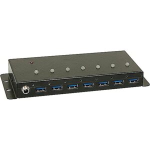 Lindy 7 Port USB 3.0 Metal USB Hub 43128 4002888431286