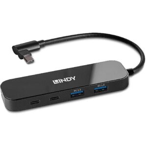 Lindy 4 Port USB 3.2 Gen 2 Type C Hub