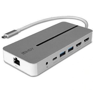 Lindy I/O DOCKING STATION USB-C/MINI DUAL 4K 43360 4002888433600