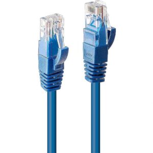 Lindy CABLE CAT6 U/UTP 0.5M/BLUE 48016 4002888480161