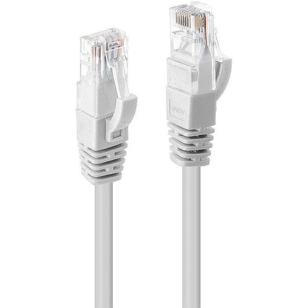 Lindy CABLE CAT6 U/UTP 0.5M/WHITE 48091 4002888480918